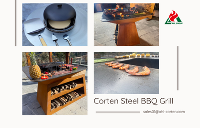 Corten Steel BBQ Grill